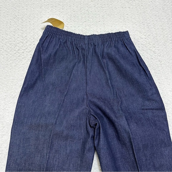 Vintage Sears That Fit Blue Elastic Waist Denim Jeans Women’s Size 12 - Picture 7 of 10
